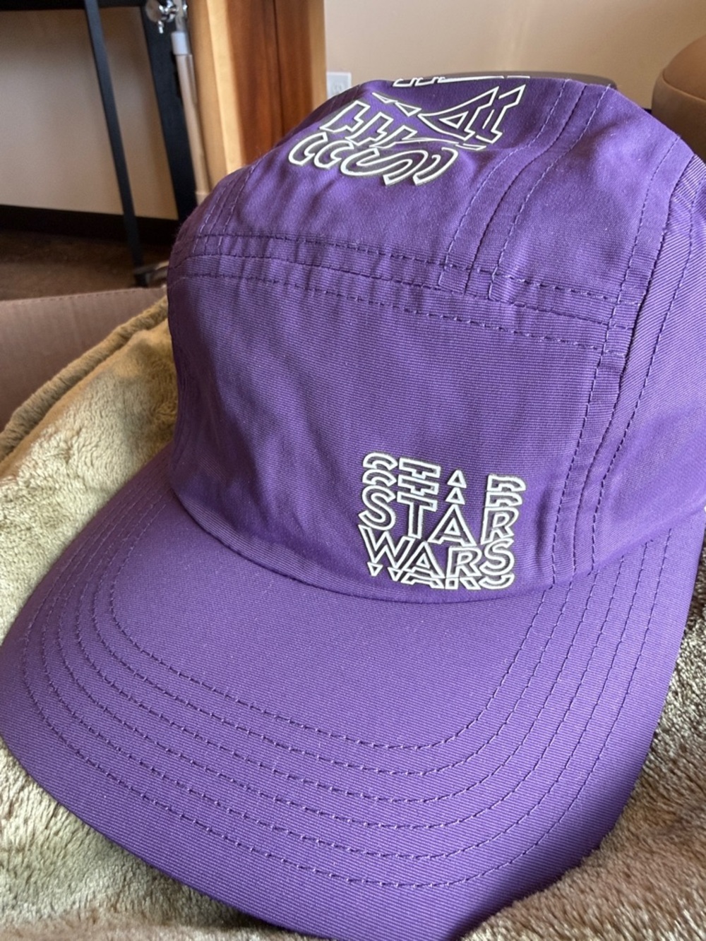 Star Wars Purple Logo Five-Panel Cap